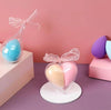 3 PCS Love Makeup Eggs No Powder Makeup Egg Puff Set(4 Colors Random)