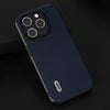 For iPhone 14 Plus ABEEL Genuine Leather Xiaoya Series Phone Case(Blue)