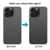 iPhone 15 Pro Max Glass Back Cover Black with Lens Cover