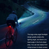 Bicycle Light USB Charging Outdoor LED Riding Lamp Set, Style: Front Light