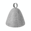 Felt Sauna Hot Spring Bath Hat Absorbent Hair Drying Cap(Grey)