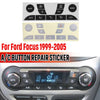 For 1999-2005 Ford Focus Air Conditioning Button Switch Repair Sticker(Black)