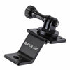 PULUZ Aluminum Alloy Motorcycle Fixed Holder Mount with Tripod Adapter & Screw for GoPro, Insta360, DJI and Other Action Cameras(Black)