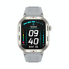 ZW66 2.01 inch BT5.1 Fitness Wellness Smart Watch, Support Bluetooth Call / Sleep / Blood Oxygen / Heart Rate / Blood Pressure Health Monitor(Silver)