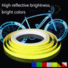 3 Rolls Bicycle Mountain Bike Motorcycle Sticker Car Contour Reflective Sticker Night Riding Reflective Sticker 1 x 800cm(Green)