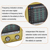 BAIJIALI KK9 Full-band Radio Player Portable Retro Multifunctional Mini Radio(Silver Gray)
