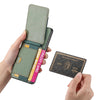 For Samsung Galaxy S25 Ultra 5G Carbon Fiber Vertical Flip Wallet Stand Phone Case(Green)