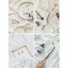 140 x 100cm Encrypted Texture Cotton Photography Background Cloth(White)