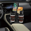 B04 Car Drink Water Cup Mobile Phone Holder(Grey)