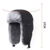 Outdoor Windproof Hat Winter Thickened Cotton Cap Warm Coldproof Riding Cap, Cap Size: 58-62cm (Orange)