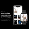 GT22 1.85 inch TFT Screen Leather Band Health Smart Watch, Support Bluetooth Call / Plateau Blood Oxygen / Body Temperature / Arrhythmia / TI Heart Rate Monitoring(Brown)