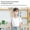 Smart Posture Corrector Adult Child Intelligent Posture Reminder Posture Trainer(Black)