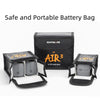 For DJI Air 3 Sunnylife Battery Explosion-proof Safe Bag Protective Li-Po Safe Bag For 3pcs Batteries