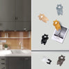 Cartoon Cat Fridge Magnet Resin Ornament Ornament With Magnetic Sticker(Brown Cat)