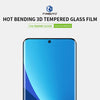 For Xiaomi 12 / 12X PINWUYO 9H 3D Hot Bending Tempered Glass Film(Black)