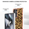 For Samsung Galaxy S25 Ultra 5G Electroplating Marble Dual-side IMD Phone Case(Leopard Print)