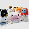 15cm Flipped Doll Double-Sided Expression Flipped Animal Cartoon Doll Plush Toy(Rainbow Kitten)