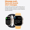 T800 Ultra 1.99 inch Silicone Band Smart Watch Support Heart Rate / ECG (Black)