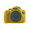 Soft Silicone Protective Case for Canon EOS 2000D (Yellow)