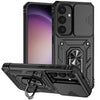 For Samsung Galaxy S25+ 5G Sliding Camshield Holder Phone Case(Black)