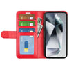 For Samsung Galaxy S25 Ultra 5G R64 Texture Horizontal Flip Leather Phone Case(Red)