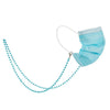 Glossy Crystal Beads Handmade Mask Anti-Lost Hanging Lanyard Chain Glasses Chain(Solid Color Sky Blue)