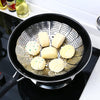 Thickened And Retractable Stainless Steel Round Steamer, Specification: Upgrade Small (9 Inch)