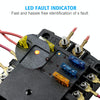 CS-1222A1 High Current Independent Positive and Negative 6-way LED Indicator Plug Fuse Box