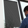 Suction Cup Car Shade Curtain Window Telescopic Roller Blind, Size: 40x125cm Black Mesh