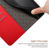 For Samsung Galaxy F06 5G / M06 5G Rhombic Grid Texture Leather Phone Case(Red)