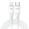 DUZZONA A10 PD20W 480Mbps Type-C to 8 Pin Fast Charging Cable, Length:1m(White)