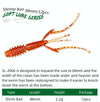 12 in 1 Salted Shrimp Type Fishy Lure Soft Bait Soft 88mm/2.2g (12pcs/bag)(SL-2006-F)