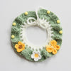 Handmade Knitted Pet Scarf Collar for Cats & Dogs, Small