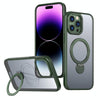 For iPhone 14 Pro Wing Series Gen2 MagSafe Metal Ring Holder Phone Case(Green)
