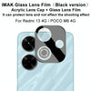 For Xiaomi POCO M6 4G imak High Definition Integrated Glass Lens Film Black Version