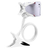 Universal Multifunctional Flexible Long Arm Lazy Bracket Desktop Headboard Bedside Car Phone Holder Stand Tablet Mount(White)
