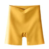 High Waist Seamless Safety Panties Ice Silk Shorts, Size: M (40-50kg)(Yellow Sticker)