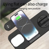 For Huawei Watch B21 6 in 1 Mobile Phone / Earphone Universal Foldable Wireless Charger(Black)