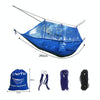 AOTU AT6730 Outdoor Camping Nylon Cloth Mosquito Repellent Hammock(Blue)