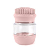 Silicone Pet Bath Brush - Pink - Cat & Dog Massage Brush
