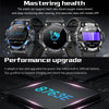 PG666 1.39 inch TFT Screen Bluetooth Call Smart Watch, Support Heart Rate / Blood Pressure Monitoring(Black Blue)