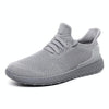 Flying Mesh Sports Shoes Casual Lightweight Running Shoes for Men, Size:39(Gray)