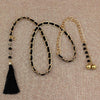 Women Metal Waist Chain Belt Skirt Accessories with Tassel(White)