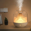 FX-039 USB Charging Ambient Light Humidifier Mountain Mini Wireless Humidifier(Green)