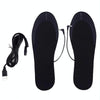 1 Pair USB Heating Insoles Washable Cuttable Electric Heating Foot Warmer Size 41-46