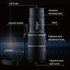 40x60 12X Pocket High Times High Definition Night Vision Focusing Monocular Telescope(Black)
