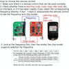 2 PCS Electric Roller Shutter Waterproof Copy Universal Remote Controller Garage Door Remote Control Key(315MHz)