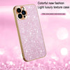 For iPhone 13 Electroplating Star Diamond CD Texture Lens Ring Phone Case(Gold)