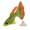 Glow in the Dark Silicone Peacock Fish Aquarium Ornament