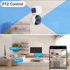 4MP HD Smart WiFi IP Camera, Indoor PTZ, Motion Detection, UK Plug, White